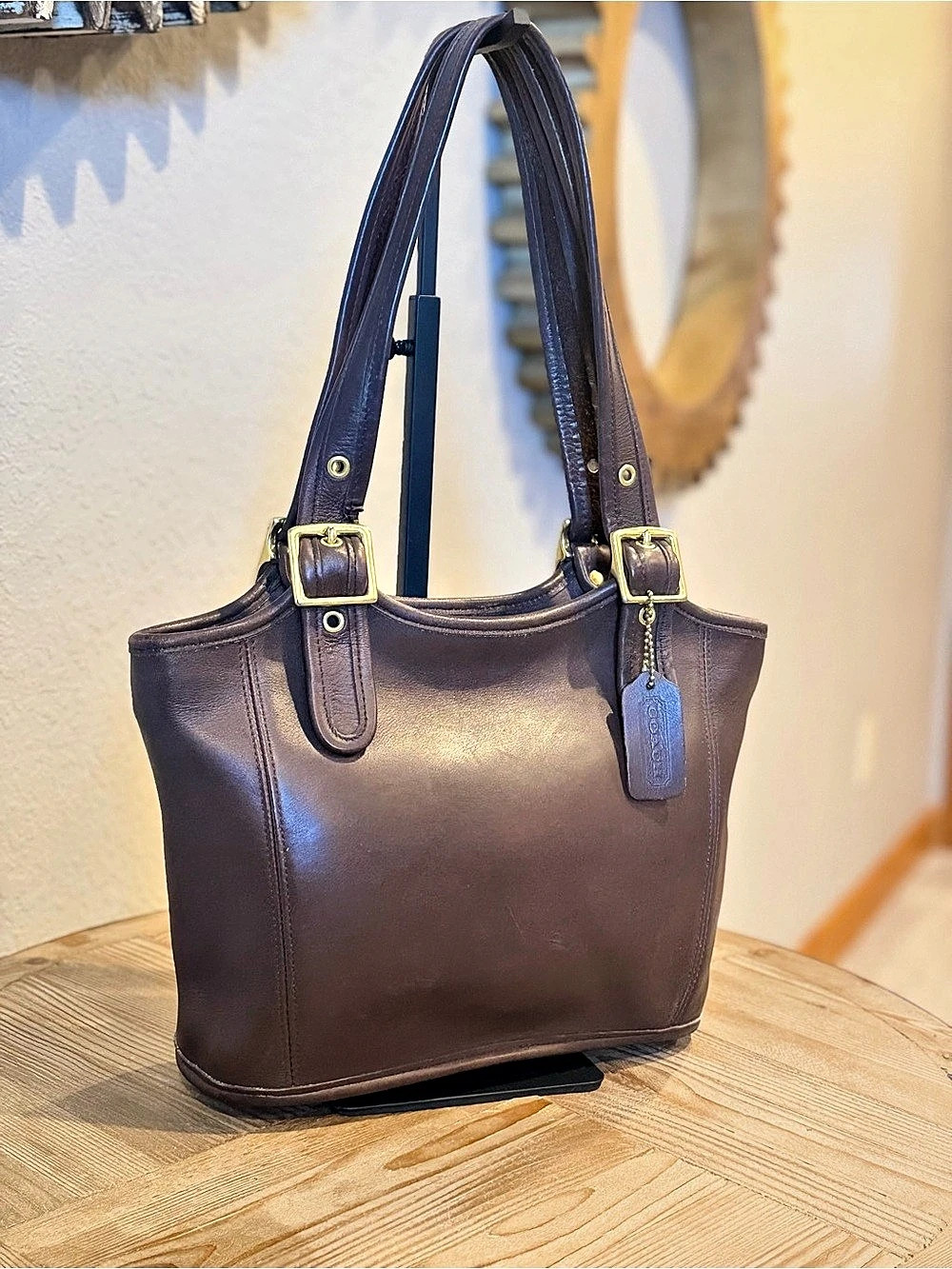 Vintage Coach Legacy small shopper tote
